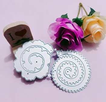 

Spiral flower Metal Cutting Dies for DIY Scrapbooking Album Paper Cards Decorative Crafts Embossing Die Cuts