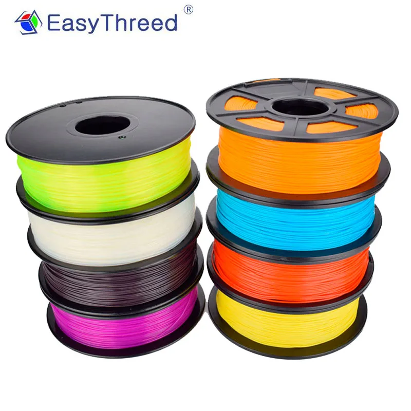 EasyThreed нить для 3D-принтера PLA 1 кг 1,75 мм Диаметр Экологичная гладкая отделка расходные материалы для 3D-печати