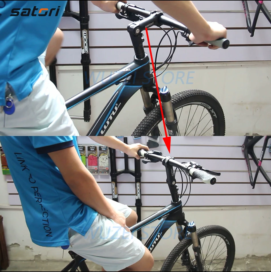 SATORI регулируемая высота стояка руля велосипеда 31,8 мм горный велосипед Алюминиевый сплав части велосипеда UP2 BMX Аксессуары для велосипеда