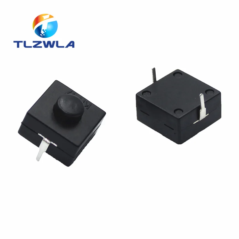 10 шт фонарик кнопочный переключатель 1A 30V CB-1212-112D 2Pin ультратонкий Середина ног |