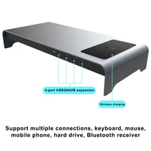 Новая умная подставка из алюминиевого сплава для ноутбука с 4 портами USB 3,0 999