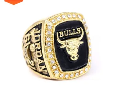 

5pcs/lots Commemorative Edition Bulls Basketball Jordan Championship men's Ring 11.8j