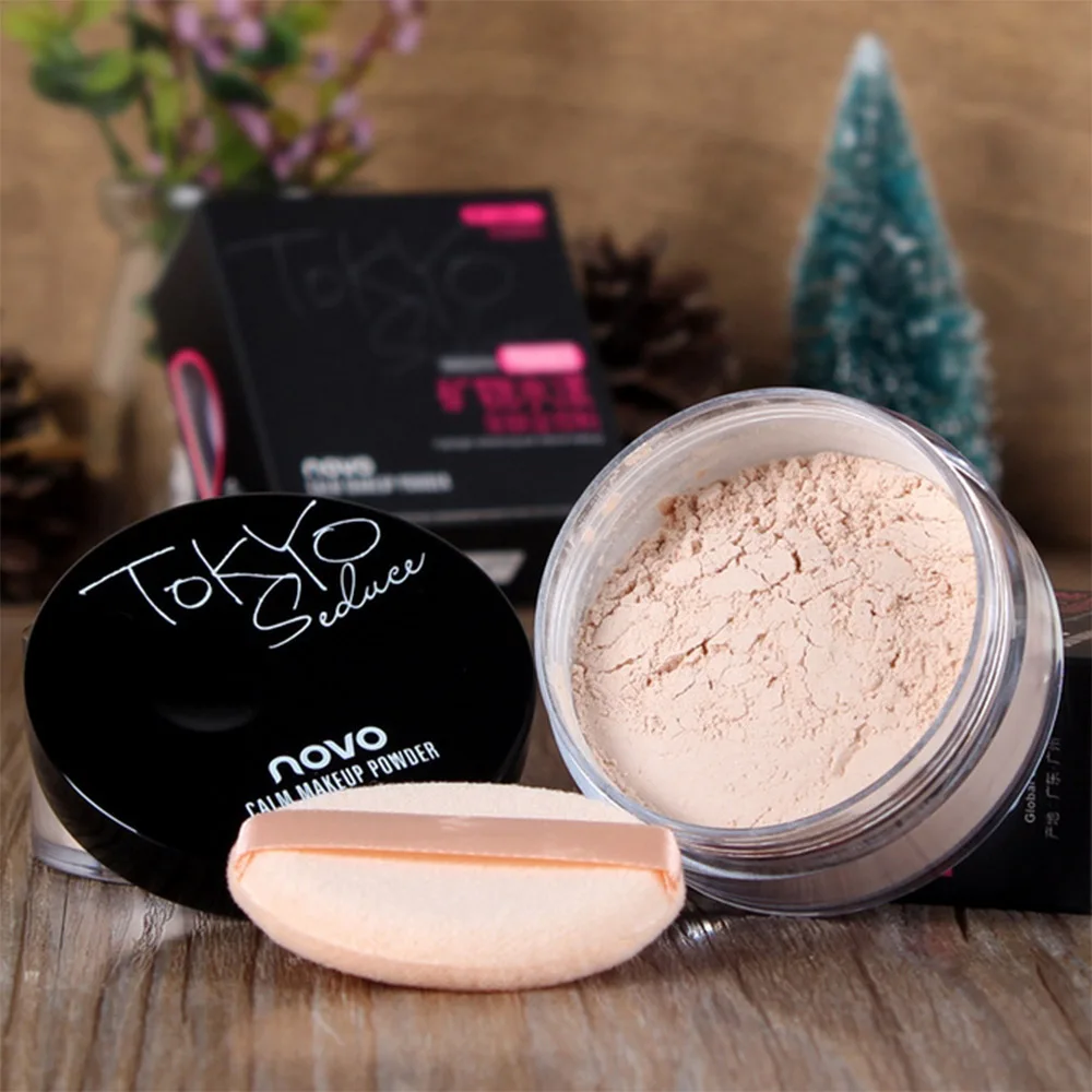 Novo Face Make Up свободная пудра матовая отделка макияж контроль жирности Длительное