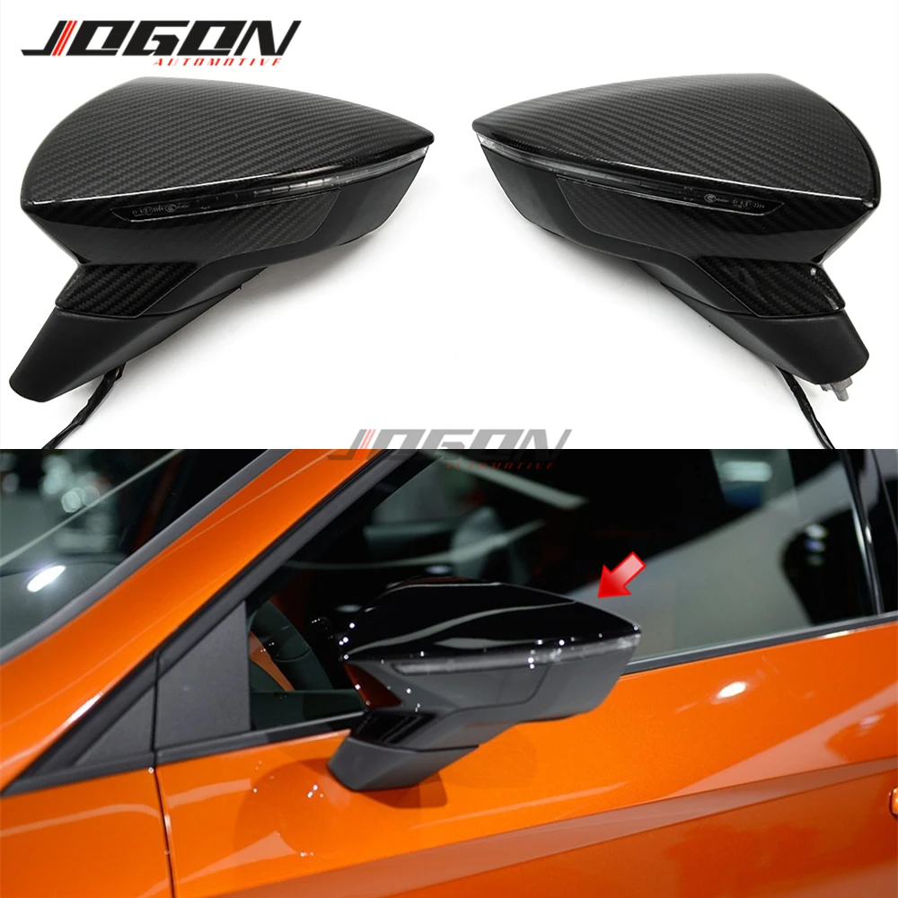 Боковые зеркала автомобиля зеркало заднего вида крышка для SEAT Leon Mk3 5F Ibiza MK5 2013-2019