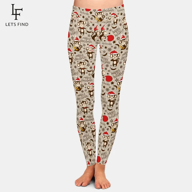 women's plus size christmas leggings