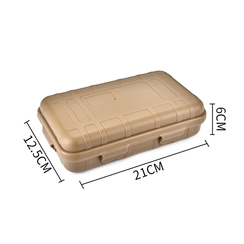 plastic storage box New L/S Size Outdoor Plastic Waterproof Airtight Survival Case Container Camping Outdoor Travel Storage Box large storage box Storage Boxes & Bins