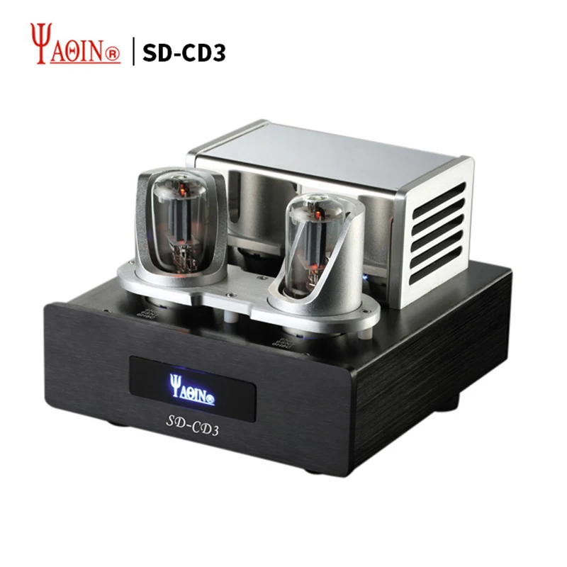 US $229.00 YAQIN SDCD3 CD3 6N8P Stereo Tube Audio Upgrade Tube Amplifier Buffer Processor Professional Hifi Amplifier