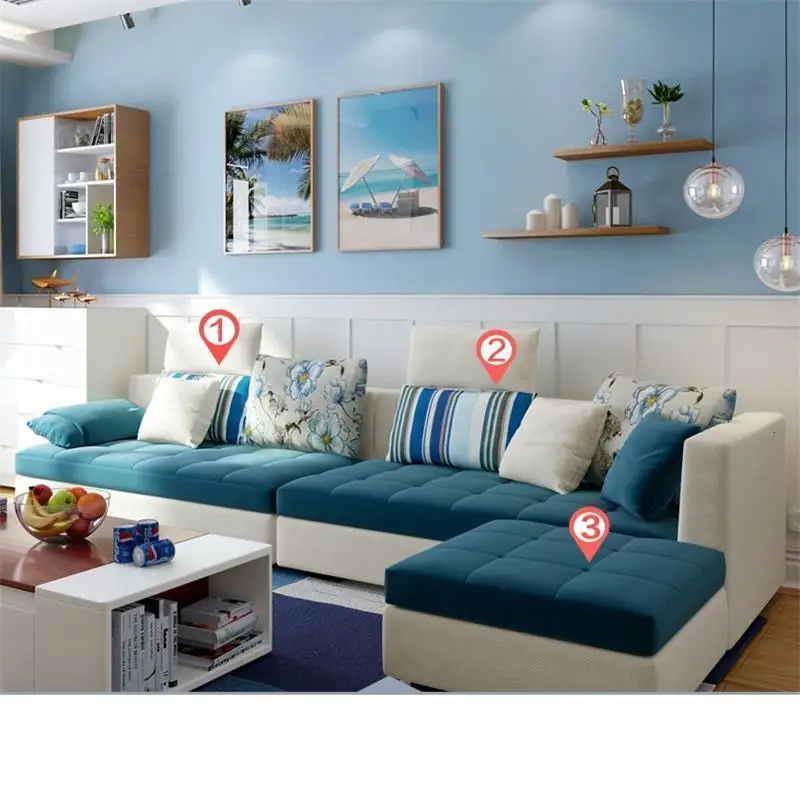 Version L Moderno Para Mobili Per La Casa Meuble де Мезон буфами на рукавах Asiento оригинальные для Mueble ухода комплект Гостиная мебель диван-кровать - Цвет: Version L