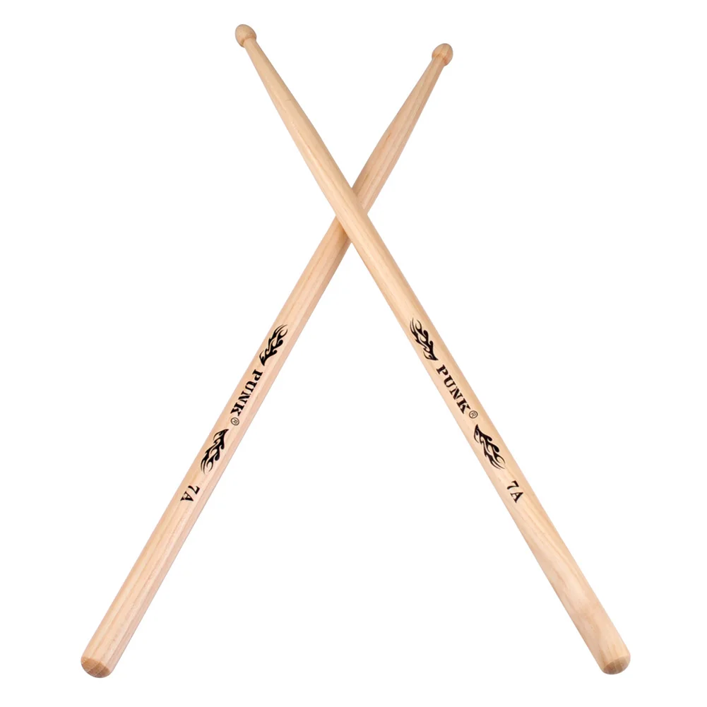 2 шт. Hickory американский классический 5A/5B/7A барабанные палочки деревянные наконечники инструменты FDX99 - Цвет: 7A