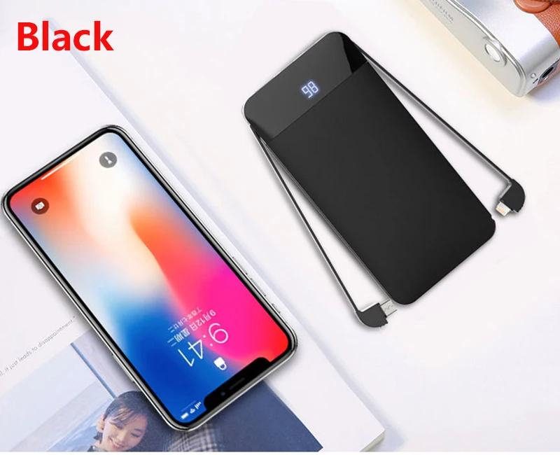 15000 мАч банк питания для Xiaomi samsung iPhone huawei Портативный мини двойной usb зарядка Быстрая зарядка внешний аккумулятор