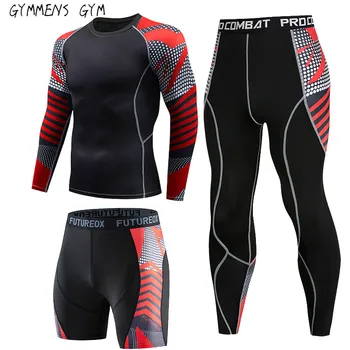 

Brand New UFC BJJ MMA Work Out Compression Rashguard T Shirt Men VS PK Exercise 3D Fitness Tights Bodybuild Cross fit Rash Guard