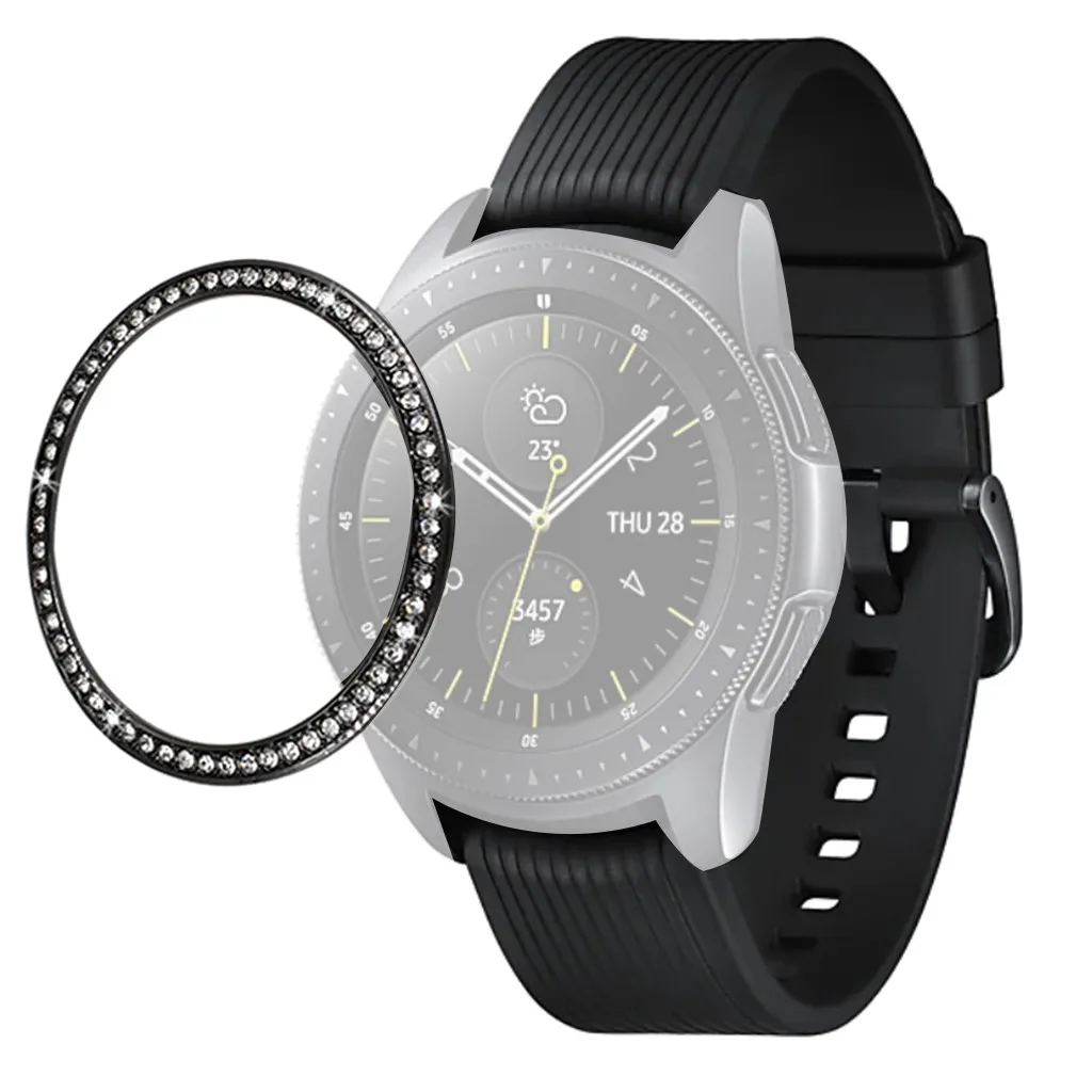 Galaxy watch 42 мм для samsung Galaxy Watch 42 мм сплав ободок кольцо клеющаяся крышка против царапин Смарт-часы аксессуары