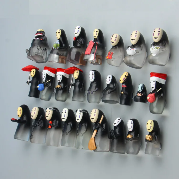 Креативные черные магниты на холодильник без лица Хаяо Миядзаки Классические