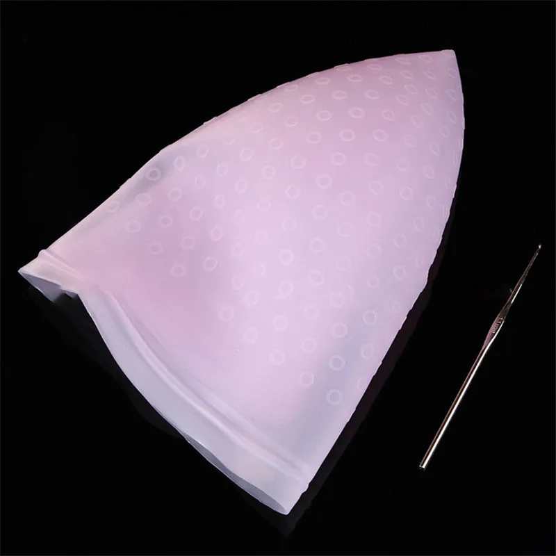 Silicone Reusable Hair Colouring Highlighting Dye Cap Frosting Tipping with Needle Professional Hair Dyeing Cap Tool Dropship Silicone Reusable Hair Colouring Highlighting Dye Cap Frosting Tipping with Needle Professional Hair Dyeing Cap Tool Dropship