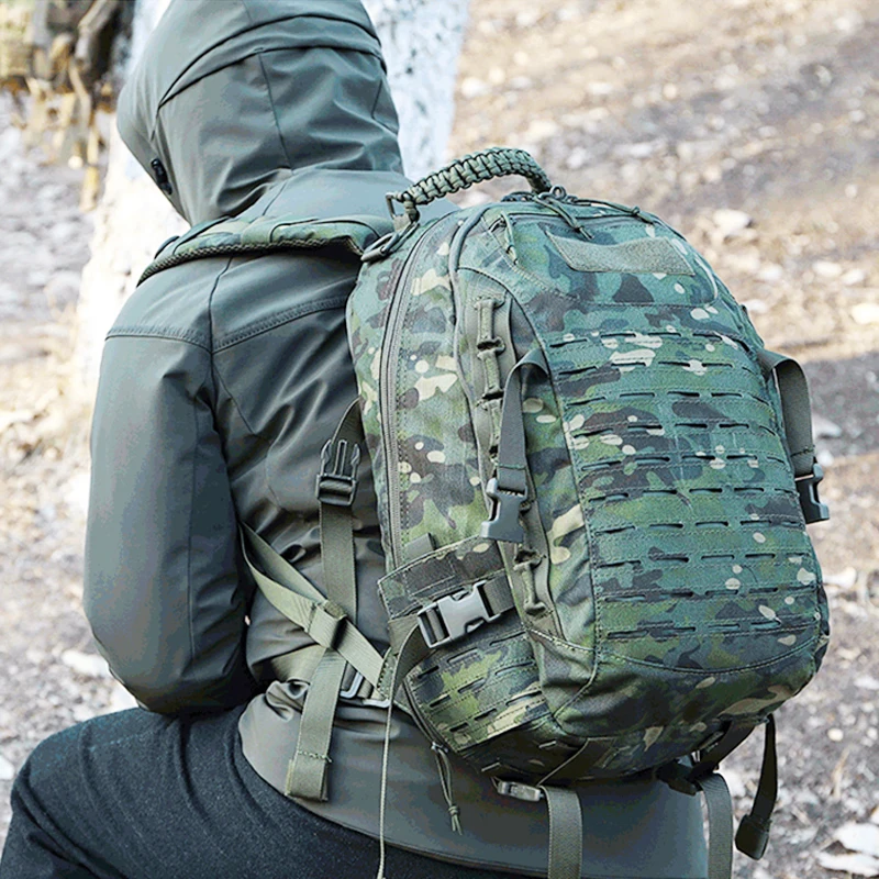 PAVEHAWK Мультикам MC в стиле милитари с камуфляжным принтом MOLLE вещевой мешок