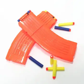 

15 Rounds Professional Gun Toy Accessory Safety Soft Bullet Toy Gun Holder Clip Necessary Toy Gun Bullet Clip