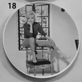 Мэрилин Монро декоративная тарелка настенное блюдо настенная тарелка плакат настенное блюдо домашний декор креативное керамическое ремесло настенная тарелка - Цвет: R