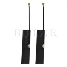 BQLZR 2 шт Черная внутренняя антенна с высоким коэффициентом усиления IPEX1 4,5x1,0 см длина провода 6 см