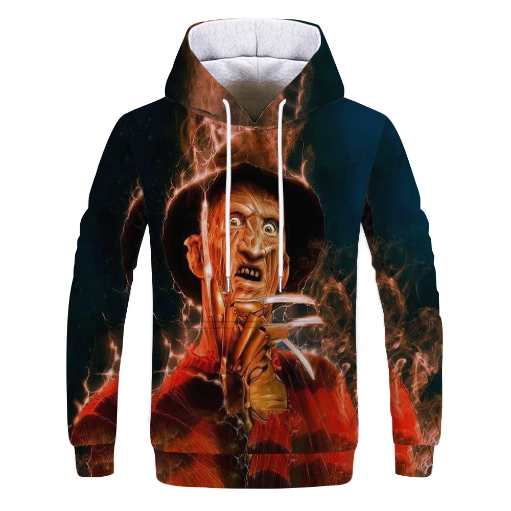 

factory Directly Sale on fashion Skull printed men's hoodies casual hoodies men's street men's sweatshirts big European sizes