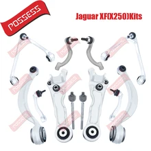 

12 Pieces Front Axle Suspension Control Arm Stabilizer Link Tie Rod End assemblies Kits For Jaguar XF X250 XJ X350 S-TYPE X200