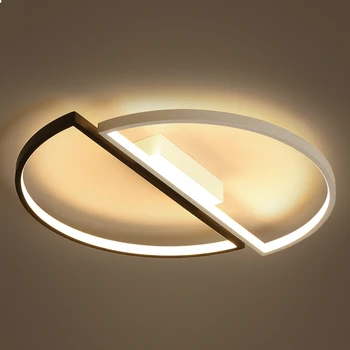 

Modern Led Ceiling Lights for Living Room Dining Room Bedroom Warm Creative Study Personality Simple Round Ceiling Lamp Foyer PC