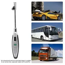 Цифровой автомобильный шиномонтажный манометр 180 PSI двойная головная шина измеритель давления цифровой манометр