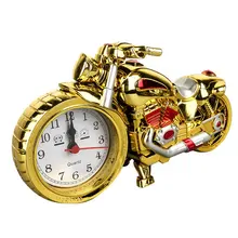 Motorcycle Alarm Clock Creative Retro Alarm Clock Motorcycle Model Alarm Clock for Boys Tenns Gifts Memory