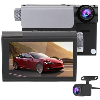 

4.39 inch Android 8.1Car DVR stream media Dash camera touch screen GPS navigation Full HD remote monitoring Night Vision