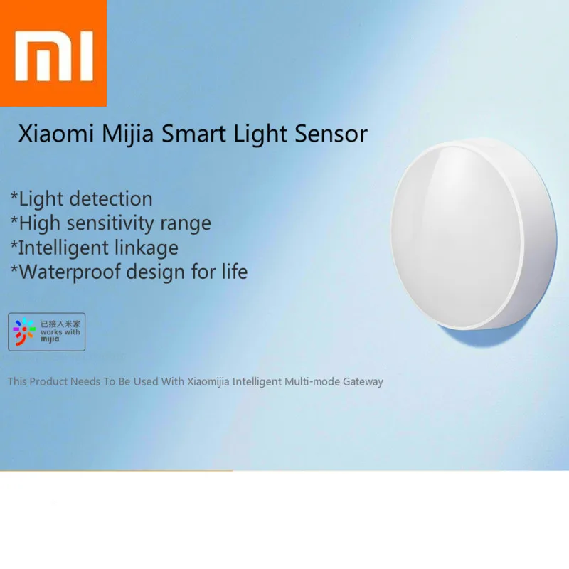 Умный датчик освещенности Xiaomi Mijia шлюз Mi с несколькими режимами дистанционное