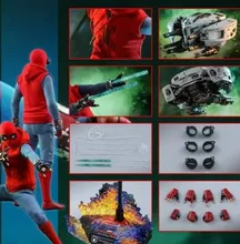 

HT hottoys Hot Toys MMS552 MMS-552 1/6 Spider Far From Home Homemade Suit Action Figure Toy Doll Model Body