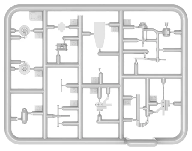 1/35 Scale Die-cast Resin Model Making And Maintenance Worker Scene Layout Model Unpainted (etching Not Included) 4