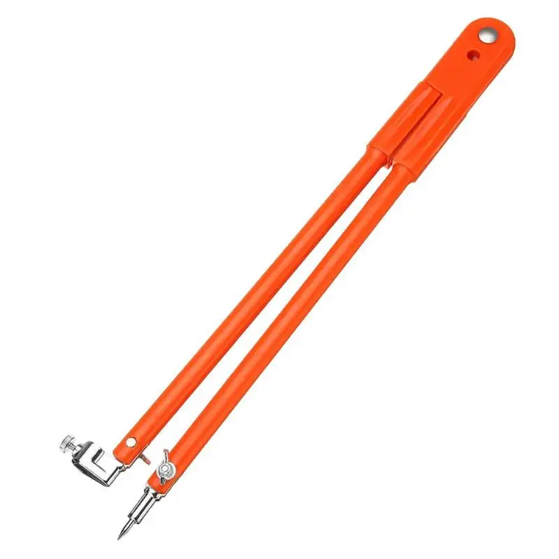 45 Steel Circular Marking Scribe Wood Working Drawing Compass Industry Tool - Цвет: B