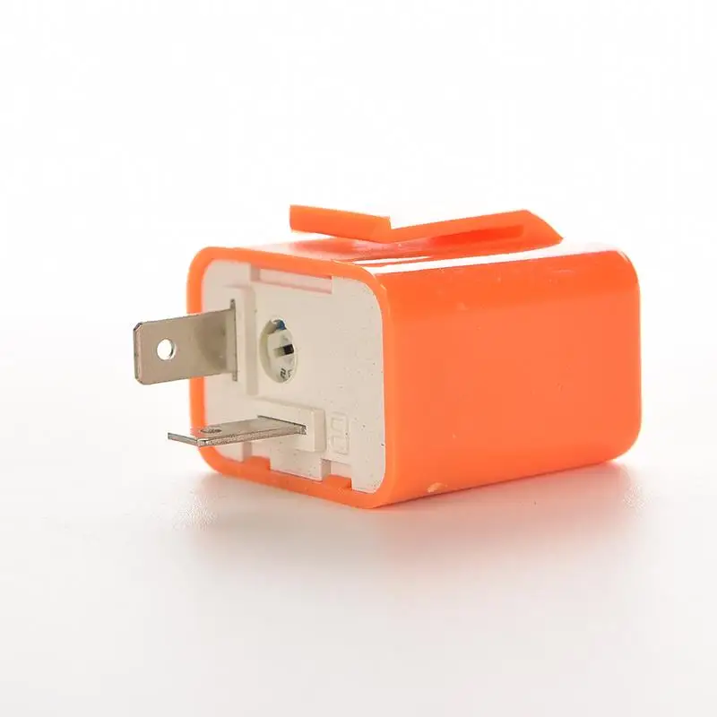 2 Pins 50C/m-200C/m Motor LED Flasher Relay Fix 12V Flash Speed Adjustable Motorcycle Turn Light Signal Indicator Resistor