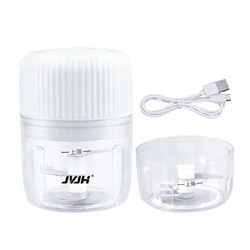 

Mini Electric Garlic Grinder, Garlic Chopper with USB Charging, Multifunctional Mini Food Processor Mincer Blender Mixer for Kit