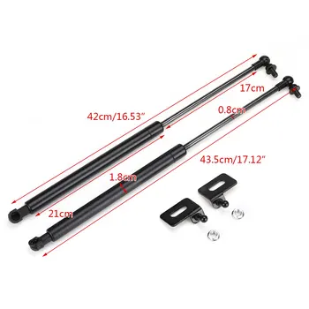 

2X Front Engine Cover Bonnet Hood Shock Lift Struts Bar Support Arm Gas Hydraulic For SUBARU Forester SG 2002 2003 2004 - 2009
