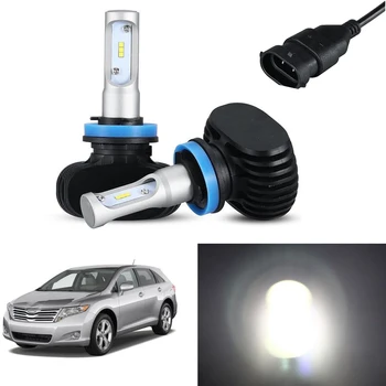 

High Power H11 50W 8000LM LED Headlight Kit Low Beam Bulbs For Toyota Venza 2009-2012 2015-2016