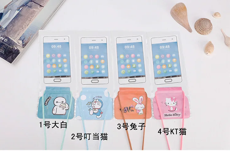 Waterproof Cellphone Bag Swimming Mobile Phone Bag Play Water Phone Case Diving Camera Cover-Touch Screen Water Resistant Dust C
