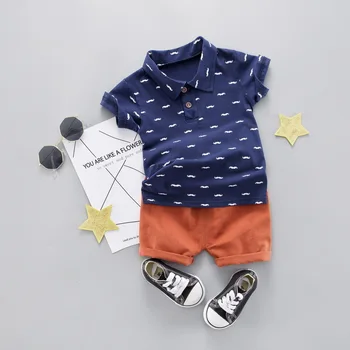 

New summer Children's suit Clothes Sets children's clothing Boys and girls Short sleeve shirt and Pants 2 pieces Clothing sets