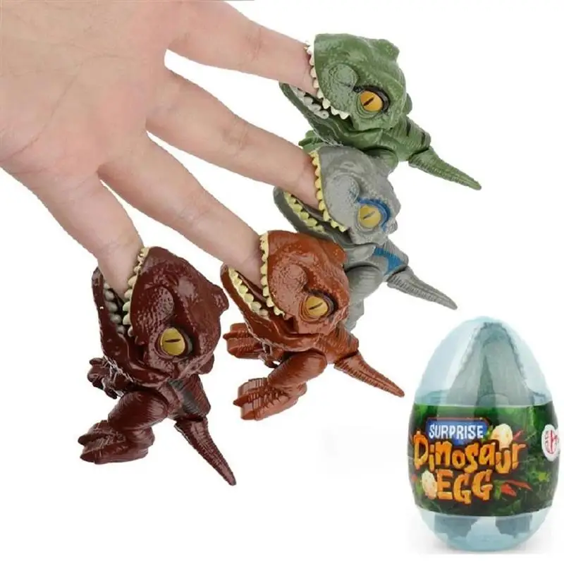 Игрушки-Динозавры на палец игрушка подвижные яйца для детей подарки день