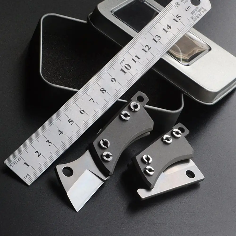 

HobbyLane Mini Multifunctional Peel Outdoor Parcel Cutter Defense Peeler Self Knife Fold Knife Pare Combat EDC Open Pocket Hot