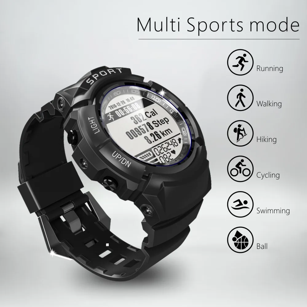 S816 50 метров водонепроницаемые IP68 Смарт-часы фитнес-трекер счетчик шагов спортивные Смарт-часы Ультра низкое энергопотребление
