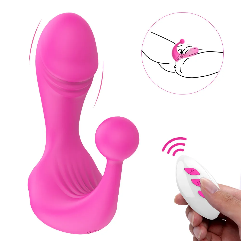 G-Spot Stimulator Anal Dildo Vibrator with Wireless Remote Sex Toy for Male Female Couples Clitoris Vagina Prostate Massage | Красота и