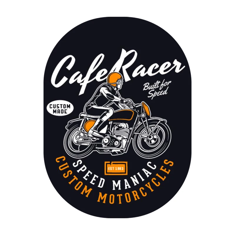 

Автомобильная трехколесная наклейка caferacer SPEED EST 1983 #1233