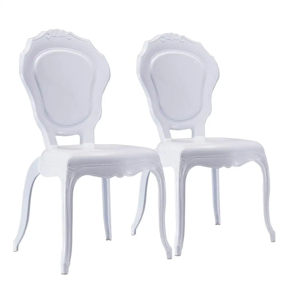 

NEW 2PCS CLEAR GHOST TRANSPARENT CONTEMPORARY MODERN VICTORIA STARCK CHAIR UK