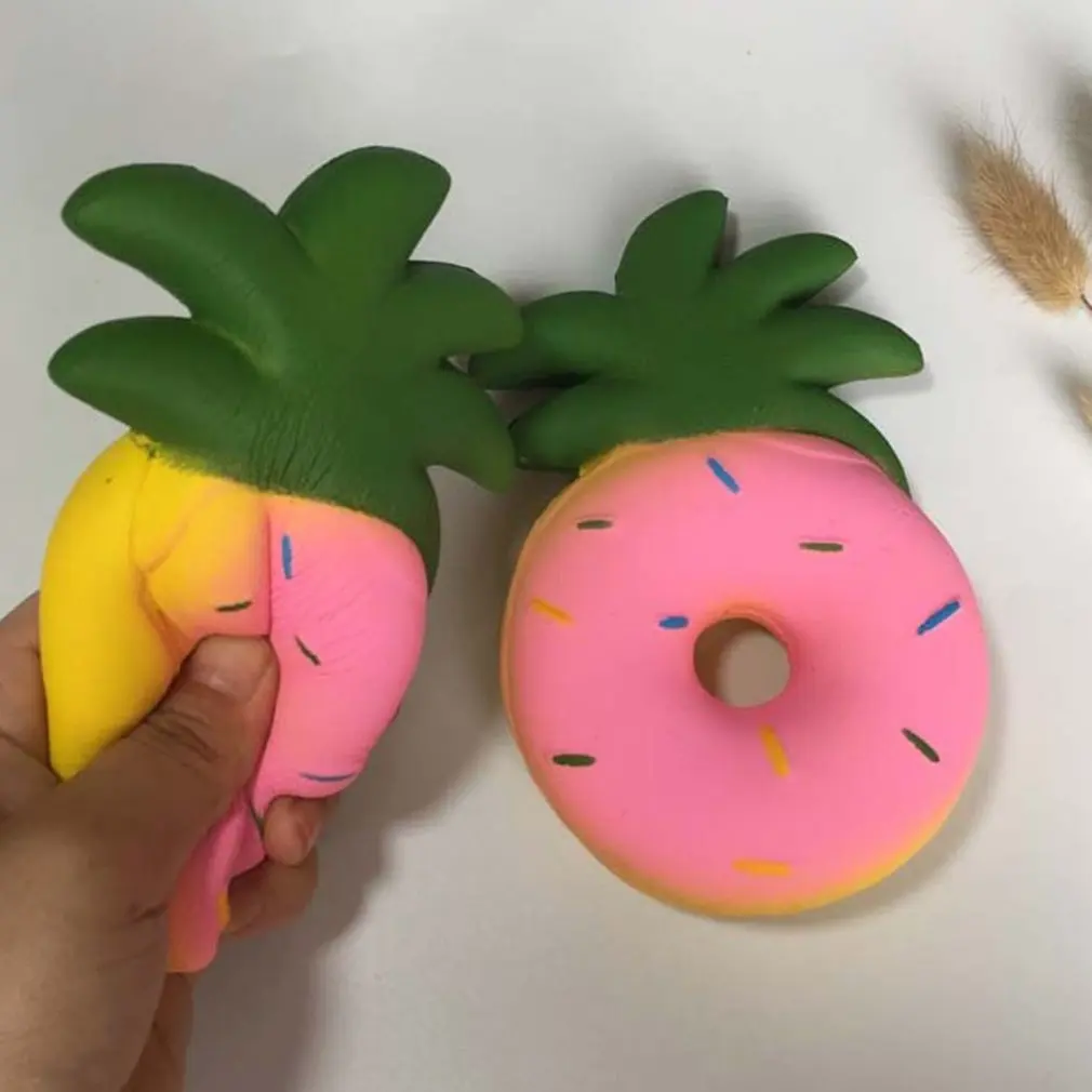 OCDAY Kawaii милый ананас Пончик мягкое медленно поднимающееся дети сжимаются игрушки Снятие напряжения стресс игрушки; лучший подарок