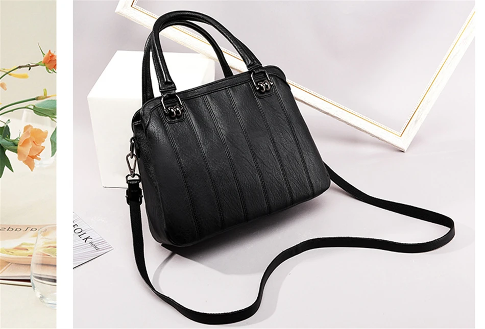 New High Quality Leather Ladies Shoulder Bag Luxury Handbags Women Bags Designer Large Capacity Crossbody Bags For Women