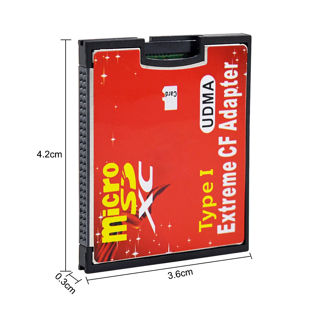 CHIPAL Высококачественный новый адаптер Micro SD TF к CF для MicroSD SDHC SDXC компактной флеш