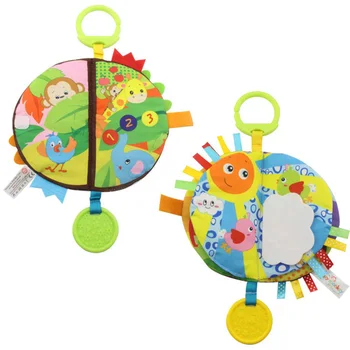 

Baby Rattles Soft Cloth Books Baby Intelligence Development Newborn Boys Girls Toy Gift