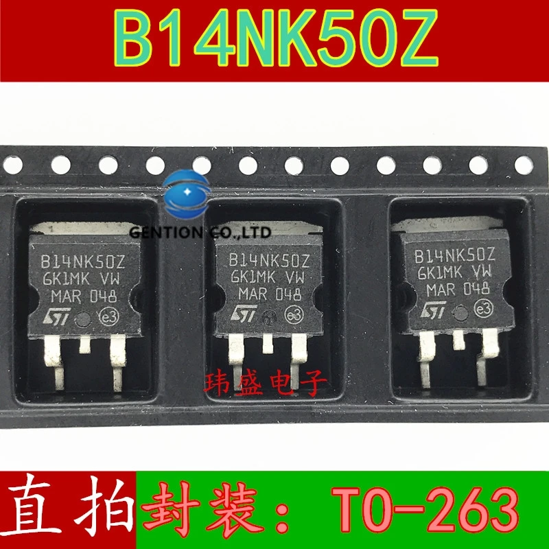 

10 шт. STB14NK50Z B14NK50Z до 100%-263 плитки в наличии Новинка и оригинальный