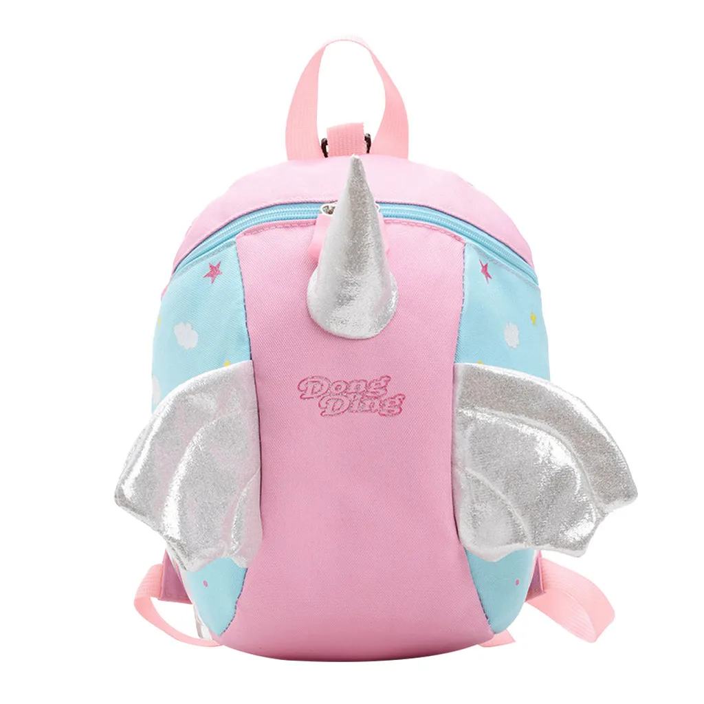 Mochila infantil школьная сумка для студентов с крыльями рюкзак детей детские сумки